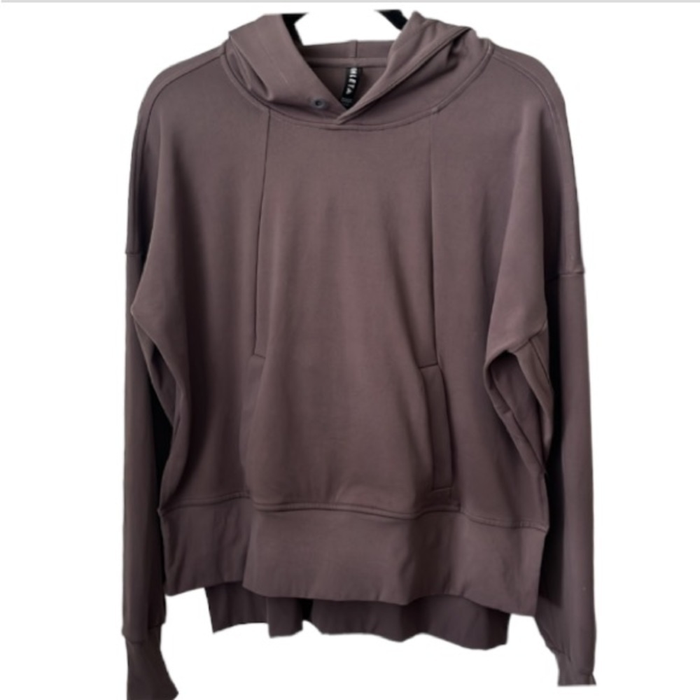 Athleta Mission Hoodie - Shale Gray Small - Picture 3 of 11